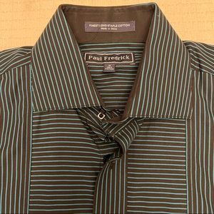 NWOT Men’s Paul Fredrick Long Sleeve Dress Shirt